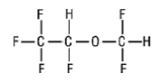 SUPRANE (desflurane) Structural Formula Illustration