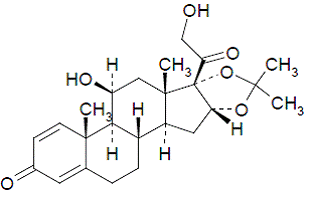 DESONATE® (desonide) Structural Formula Illustration