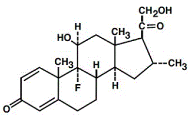 DESOXIMETASONE - Structural Formula Illustration