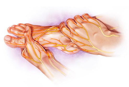 Diabetes may affect peripheral nerves that help you feel pain and temperature. 