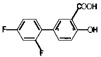 DOLOBID® (DIFLUNISAL) Structural Formula Illustration
