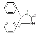 Dilantin-125® (Phenytoin) Structural Formula Illustration