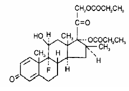 DIPROLENE (betamethasone dipropionate) Structural Formula Illustration