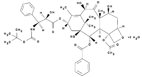 TAXOTERE (docetaxel) Structural Formula Illustration