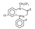 DORAL (quazepam) Structural Formula Illustration