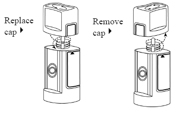 Replace and remove cap - Illustration