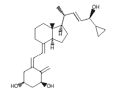  Dovonex® (calcipotriene) Structural Formula Illustration