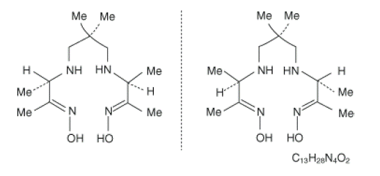 exametazime - Structural Formula Illustration