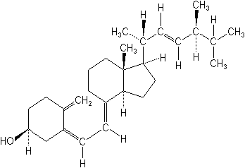 DRISDOL (Ergocalciferol)  structural formula illustration