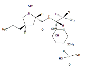 Clindamycin phosphate - Structural Formula Illustration