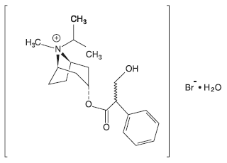 Ipratropium Bromide Structural Formula Illustration