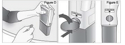 Latch the DUOPA cassette into the pump - Illustration