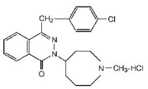 Azelastine hydrochloride - Structural Formula Illustration