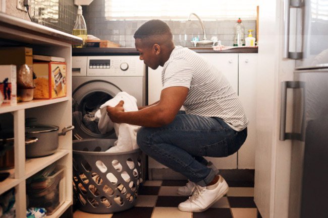 Wash new clothes before you wear them to remove harsh chemicals that can irritate skin.