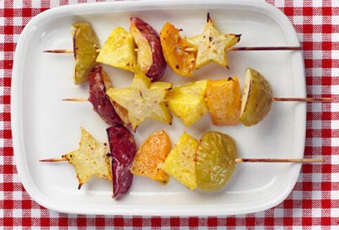 Photo of grilled fruit.