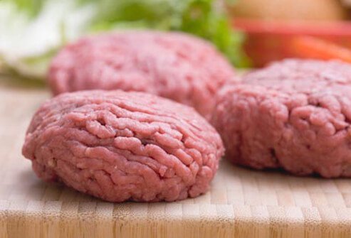 Photo of raw beef.