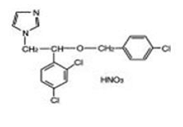 ECOZA® (econazole nitrate) Structural Formula Illustration