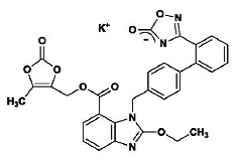 Edarbi (azilsartan medoxomil)  Structural Formula Illustration