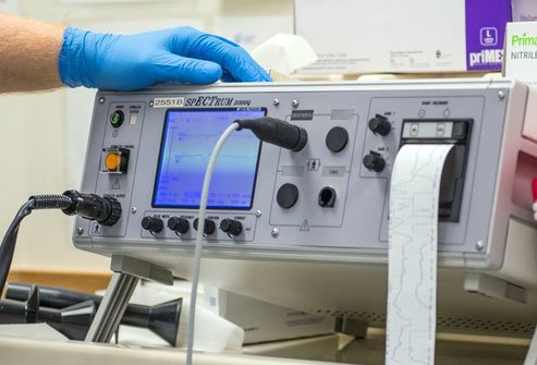 In electroshock therapy, doctors use this machine to run a precise amount of electrical current through a patient's brain, inducing a seizure that inexplicably improves some severe mental health conditions.