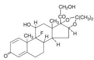 Ellzia Pak™ (triamcinolone acetonide) Structural Formula Illustration