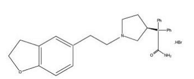 ENABLEX® (darifenacin) Structural Formula Illustration