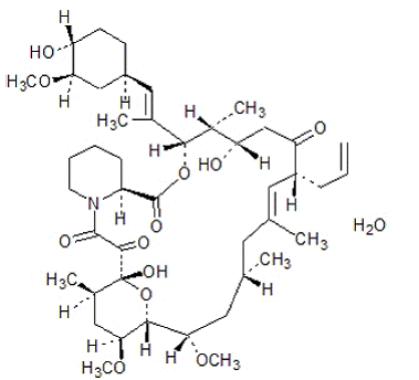 ENVARSUS XR® (tacrolimus) Structural Formula - Illustration