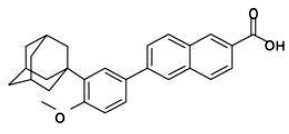 Adapalene Structural Formula Illustration