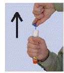 Massage the injection area for 10 seconds. - Illustration