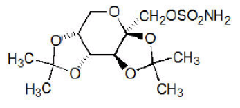 EPRONTIA™ (topiramate) Structural Formula - Illustration