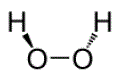 ESKATA™ (hydrogen peroxide) Structural Formula Illustration