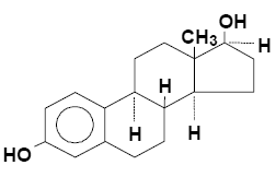   Estraderm® (estradiol) Structural Formula Illustration