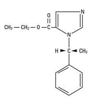 ETOMIDATE - Structural Formula Illustration