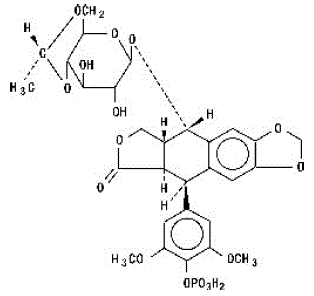 ETOPOPHOS® (etoposide phosphate) Structural Formula Illustration