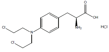 EVOMELA (melphalan) - Structural Formula Illustration