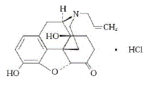 EVZIO® (naloxone hydrochloride) Structural Formula Illustration