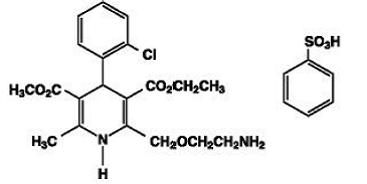 Amlodipine - Structural Formula Illustration