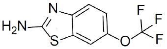 EXSERVAN (riluzole) Structural Formula Illustration