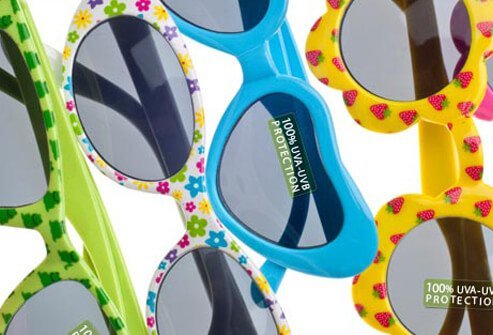 Photo of children's sunglasses.