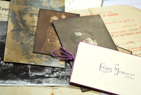Ask relatives and go through baby books and other memorabilia to find out about your family health history.