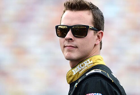 Race car driver Trevor Bayne.