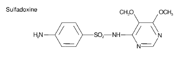 Sulfadoxine Structural Formula Illustration