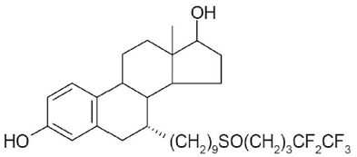 FASLODEX® (fulvestrant) - Structural Formula Illustration