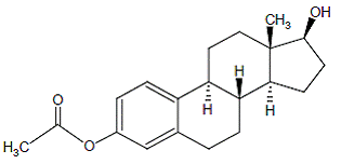 Femtrace® (estradiol acetate) Structural Formula Illustration