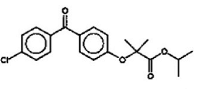 FENOFIBRATE  Structural Formula Illustration