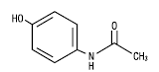 Acetaminophen - Structural Formula Illustration