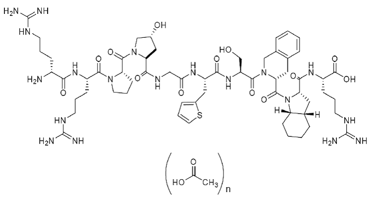 FIRAZYR (icatibant) Structural Formula Illustration