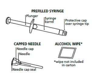 Preparing your dose of FIRAZYR - Illustration