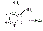 FIRDAPS E® (amifampridine) Structural Formula Illustration