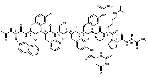 FIRMAGON® (degarelix) Structural Formula Illustration