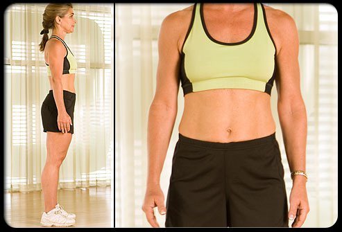 Straighten up, and your tummy looks trimmer without breaking a sweat!